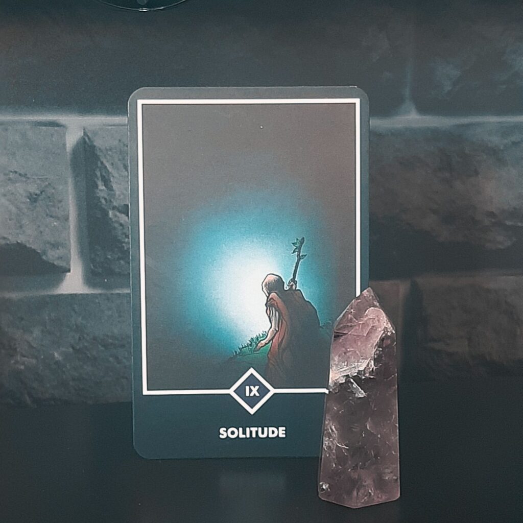 carta Solitude do Tarô Zen de Osho